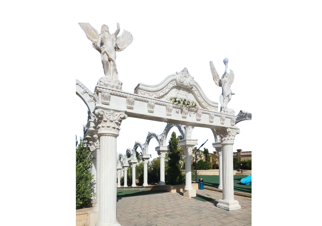 Melek Figürlü Sütunlu Giriş Kemer Yapısı