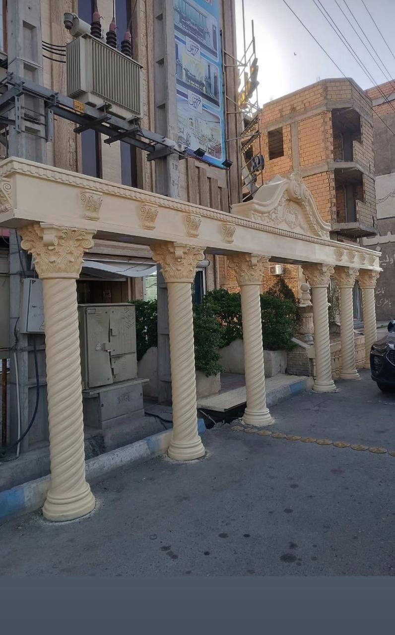 Neo-Klasik Döner Sütun ve Arşitrav Tasarımı