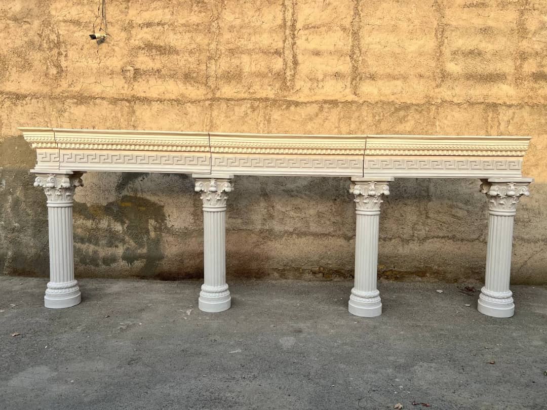 Helenistik Tarz Dekoratif Sütun ve Arşitrav Seti